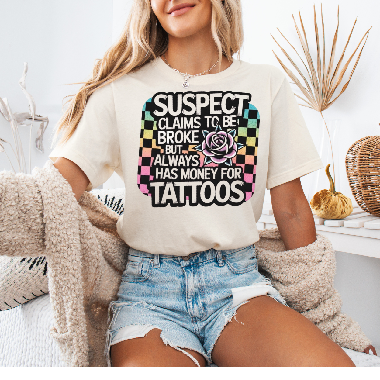 Suspect Has Money for Tattoos Tee