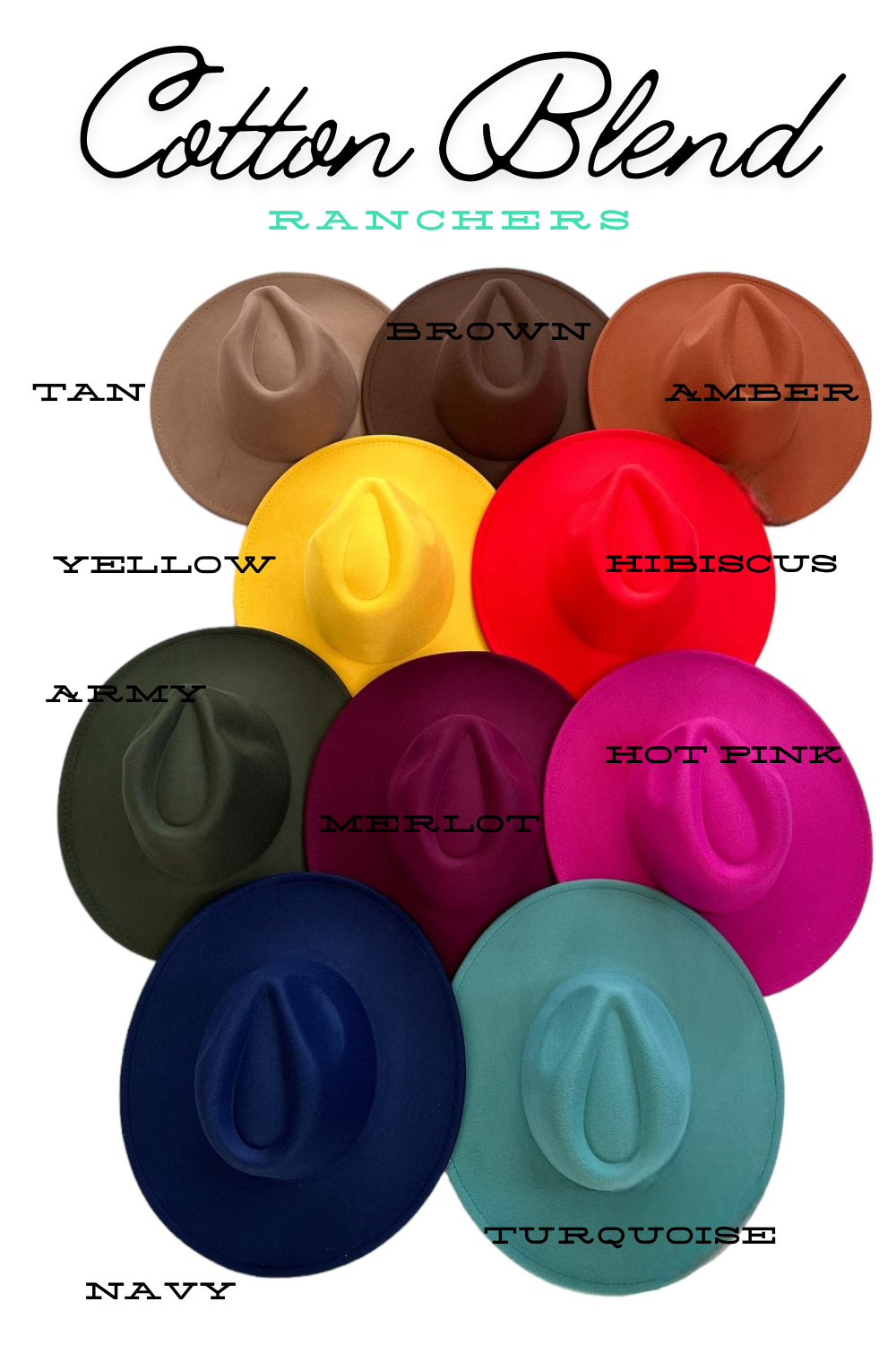 Falling Leaves Autumn Burnt Western Hat : Cocoa