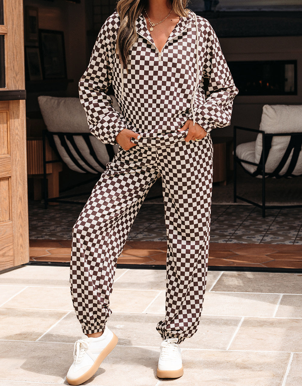 Checkered Athletic Set September.