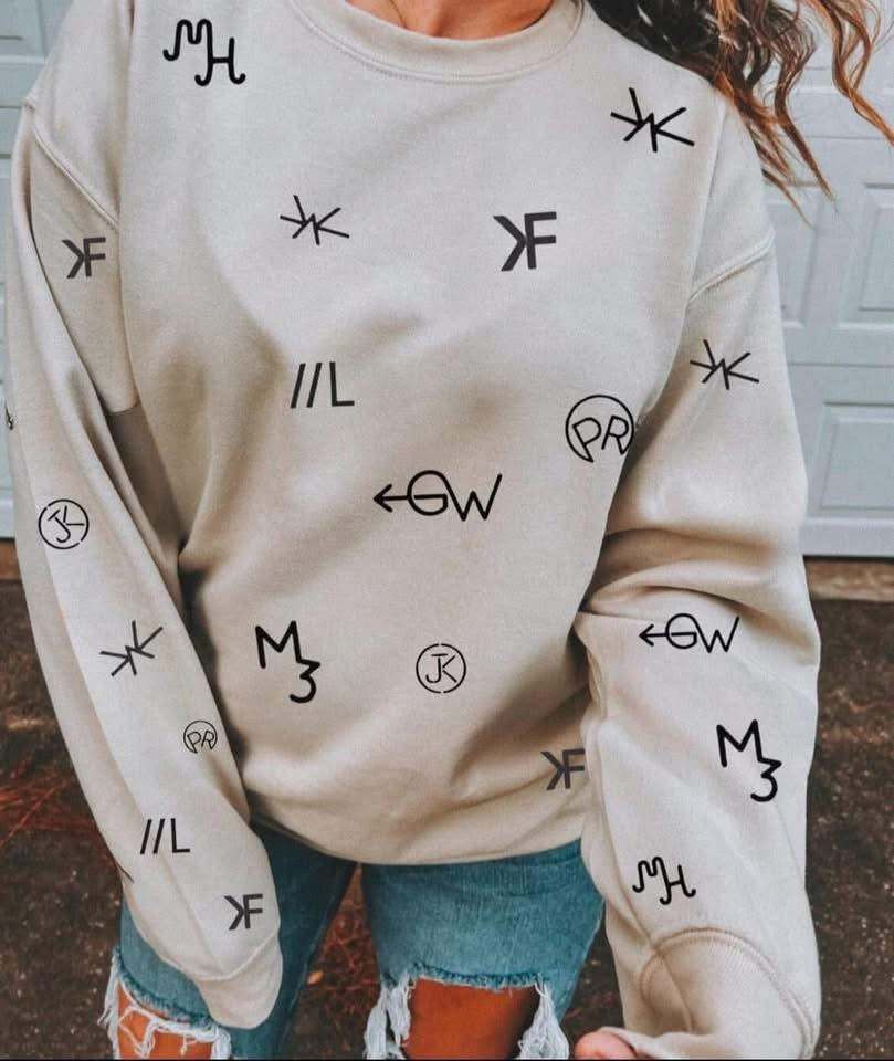 Branded Collage Sweatshirt