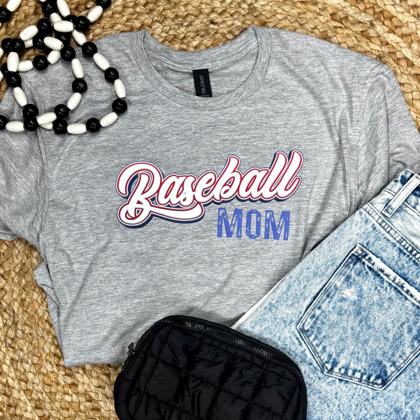 Baseball Mom | Sports Graphic Tee | Gildan Cotton