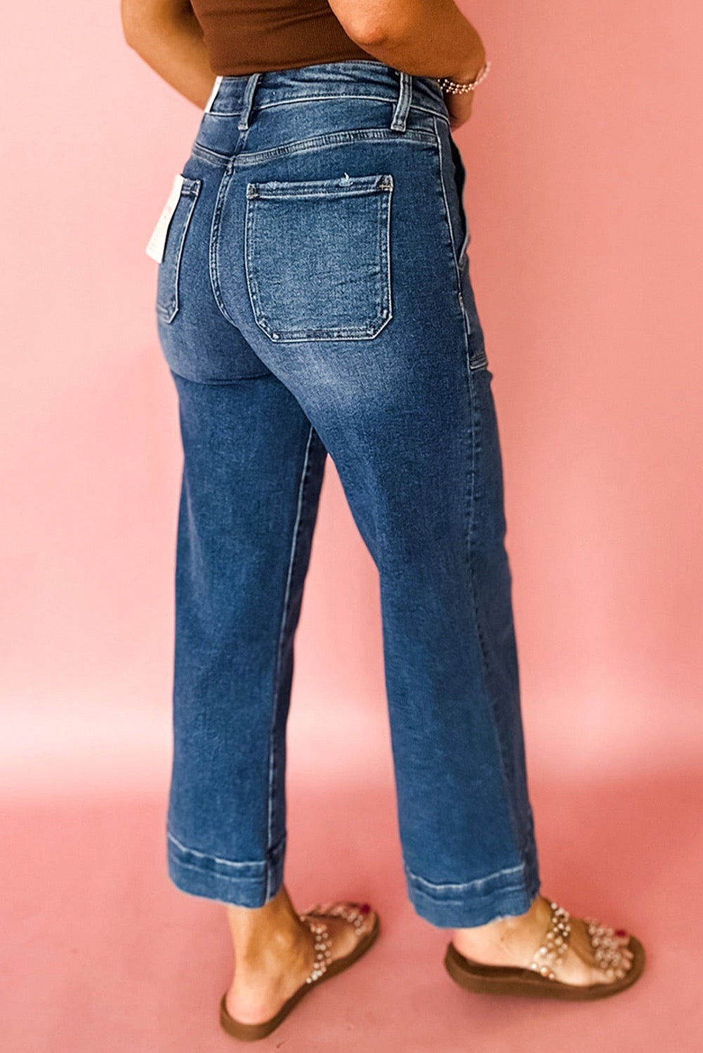 Cropped Wide Leg Jeans LT