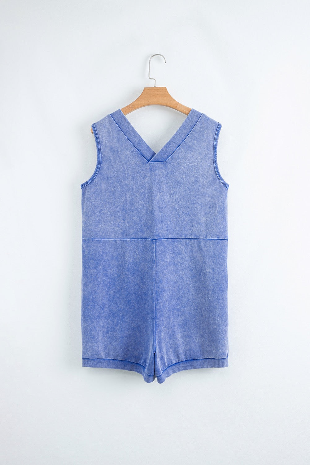 Blue Mineral Wash Romper May.