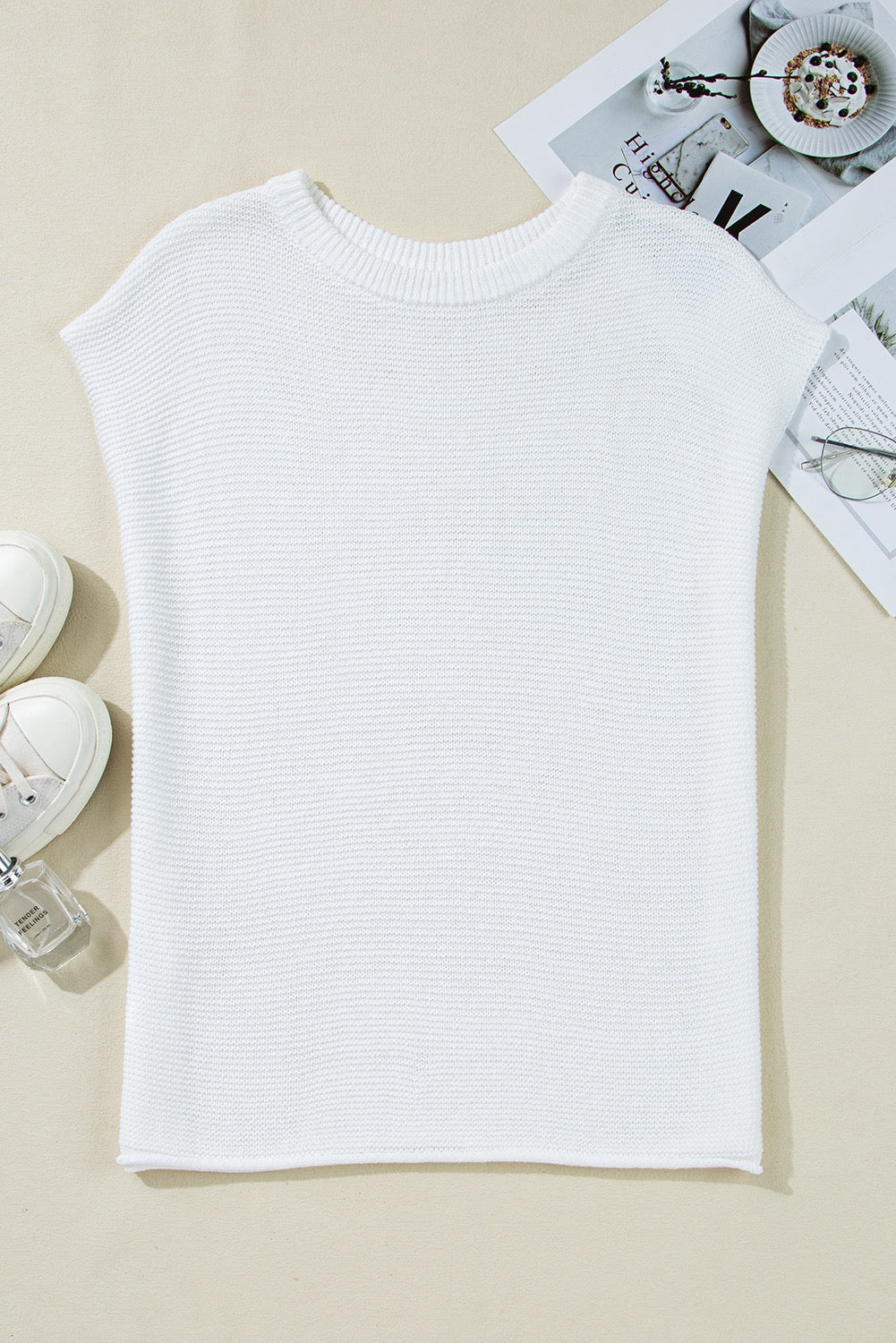 White Sweater Top