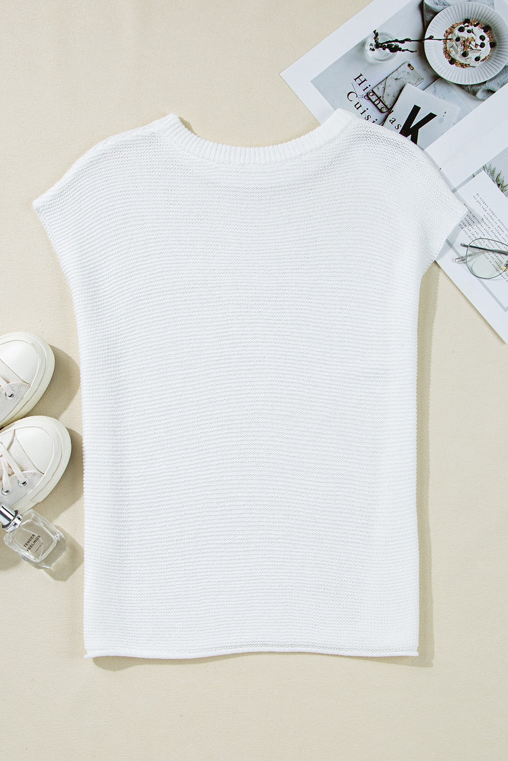 White Sweater Top