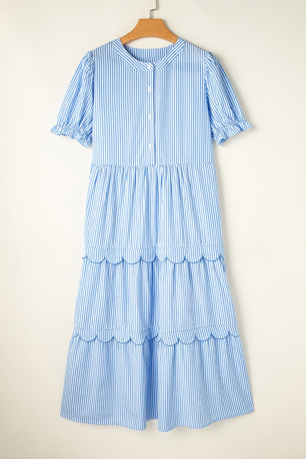 Blue Scalloped Dress May.
