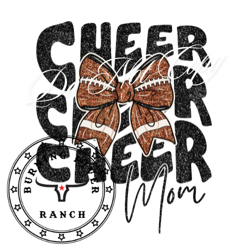 Cheer Mom Bow Sweatshirt