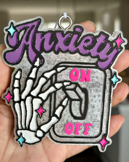 Anxiety Switch Car Freshie: Pink Sugar