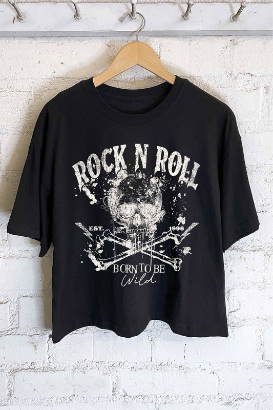 Rock N Roll Crop Top