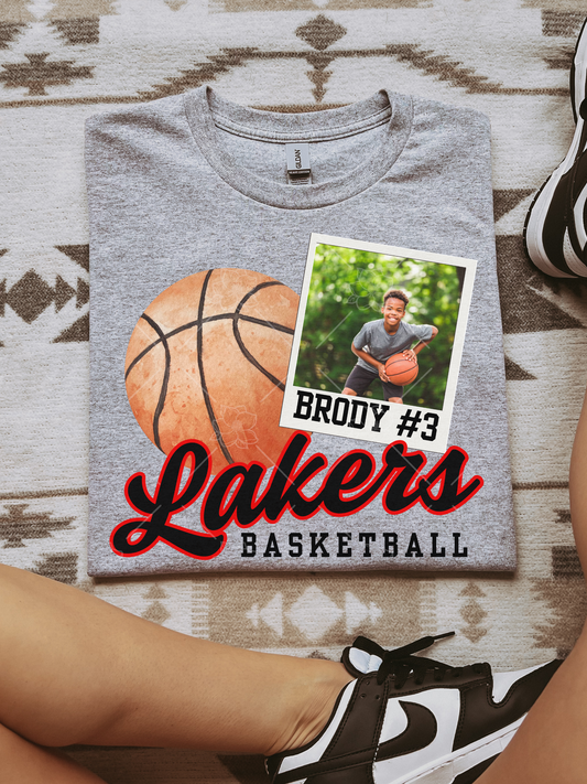 Custom Basketball Polaroid- Multiple Styles PLEASE READ DESCRIPTION