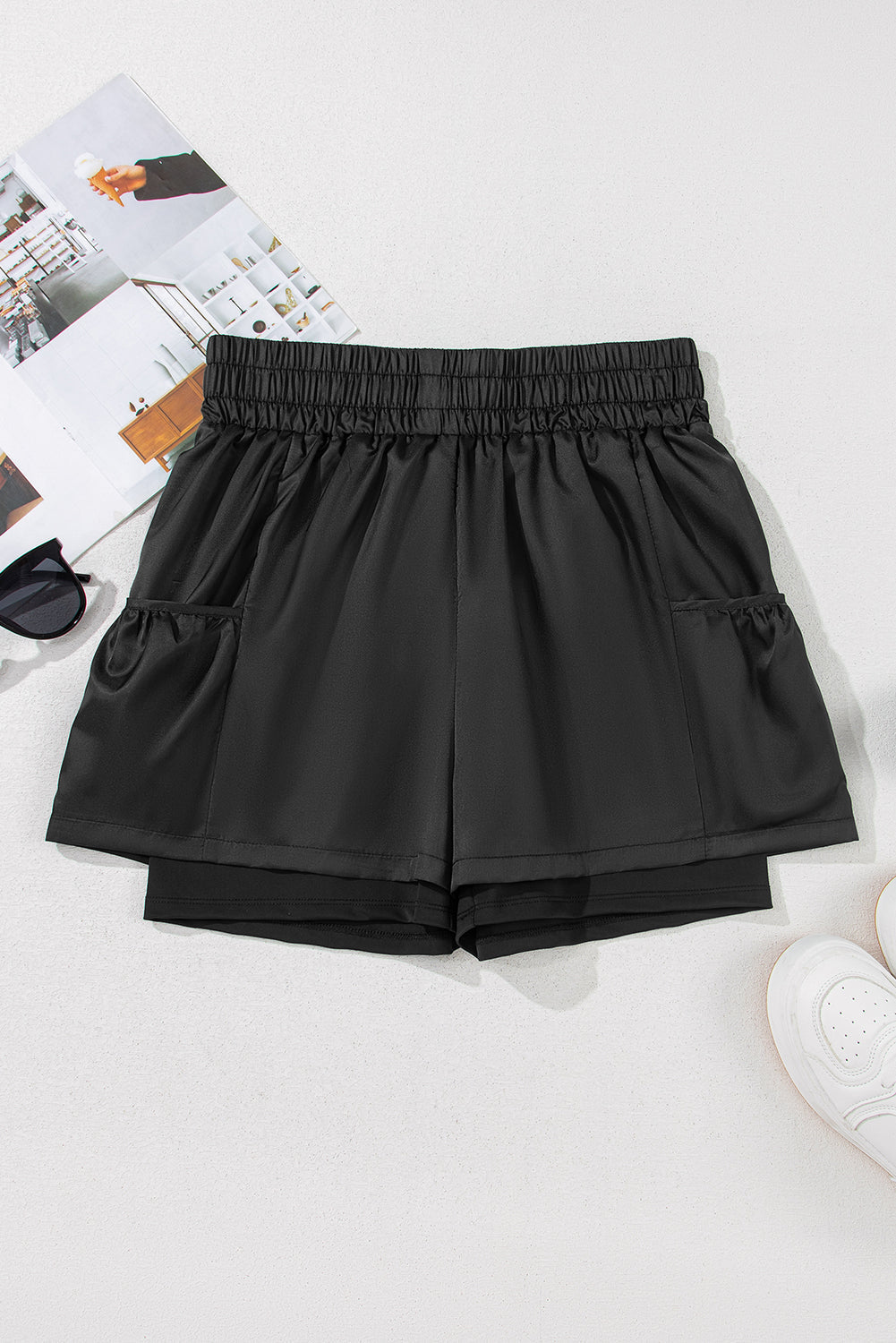 Black High Waist Pocket LT