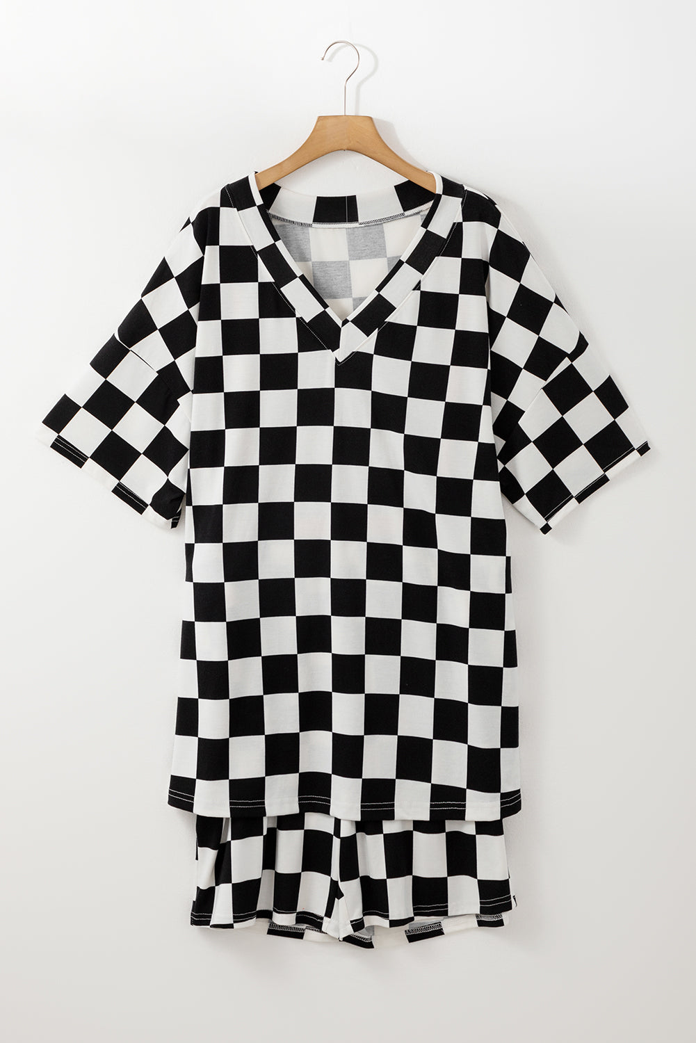 Black Checkered Patterned Set LT