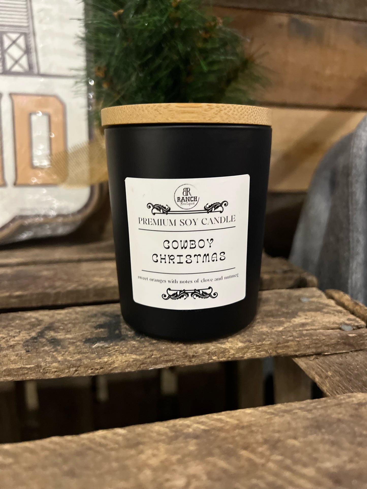 BRR Candle- Cowboy Christmas