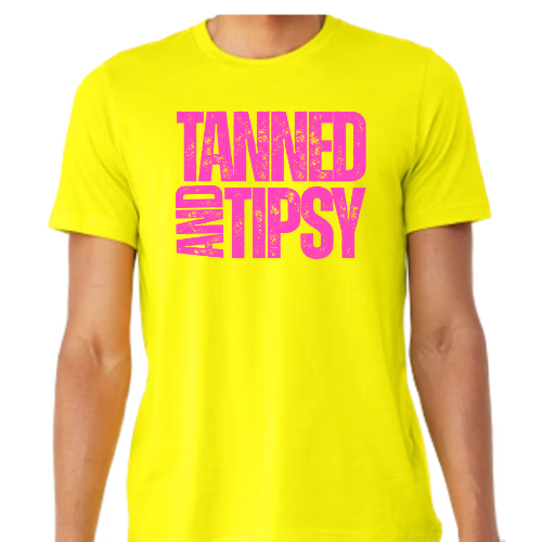 Tanned & Tipsy Tee