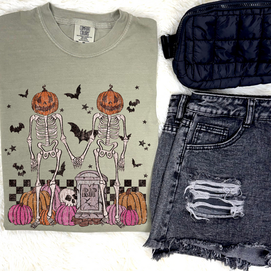 RIP Skeleton Graphic Tee