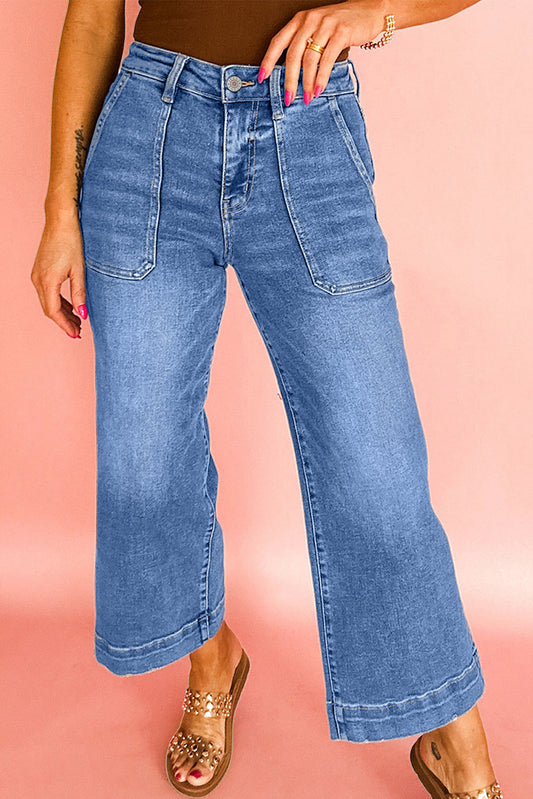 Cropped Wide Leg Jeans LT