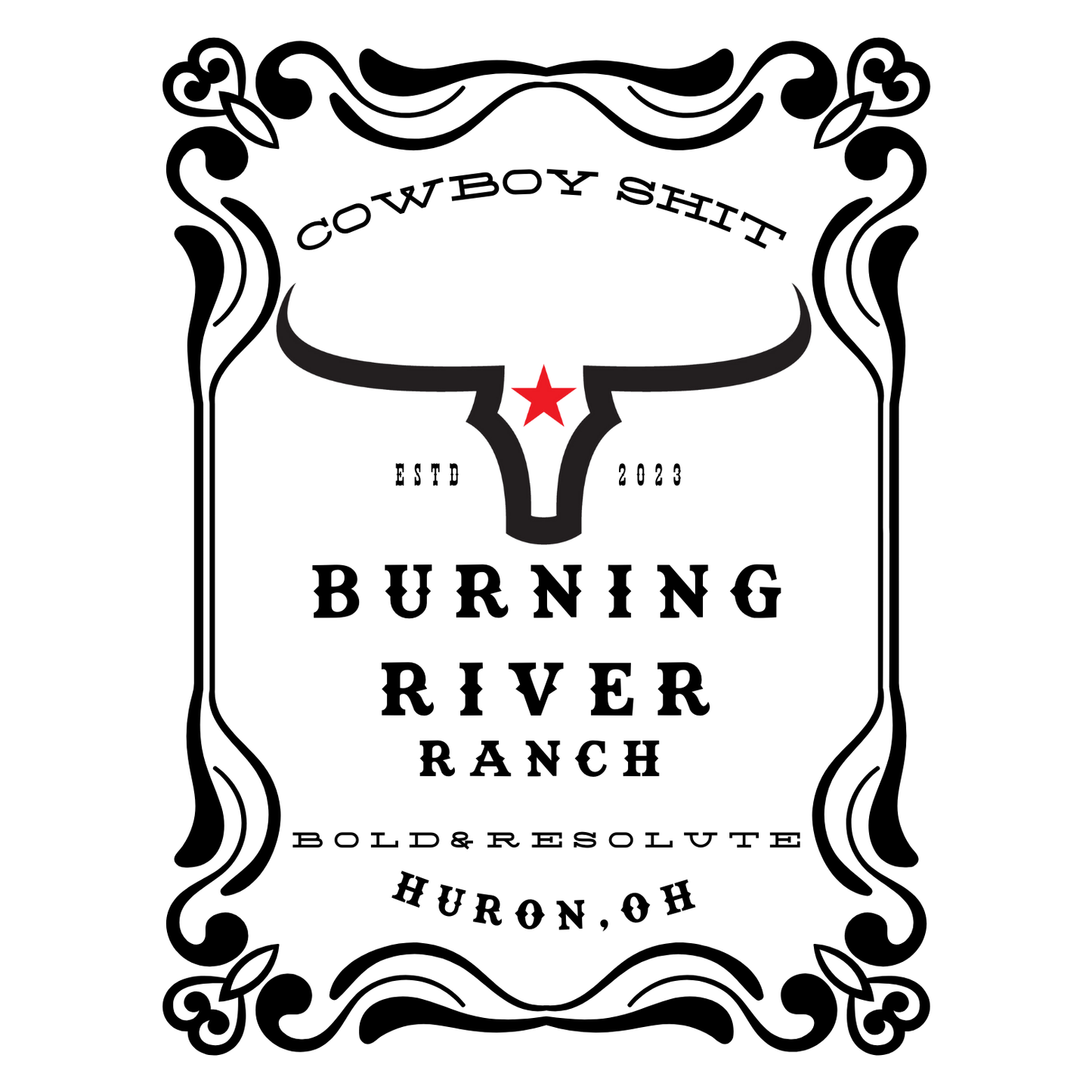 Original BRR Cowboy Sh!t Tee- HURON