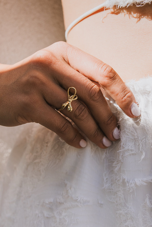 Open Bow Ring LT