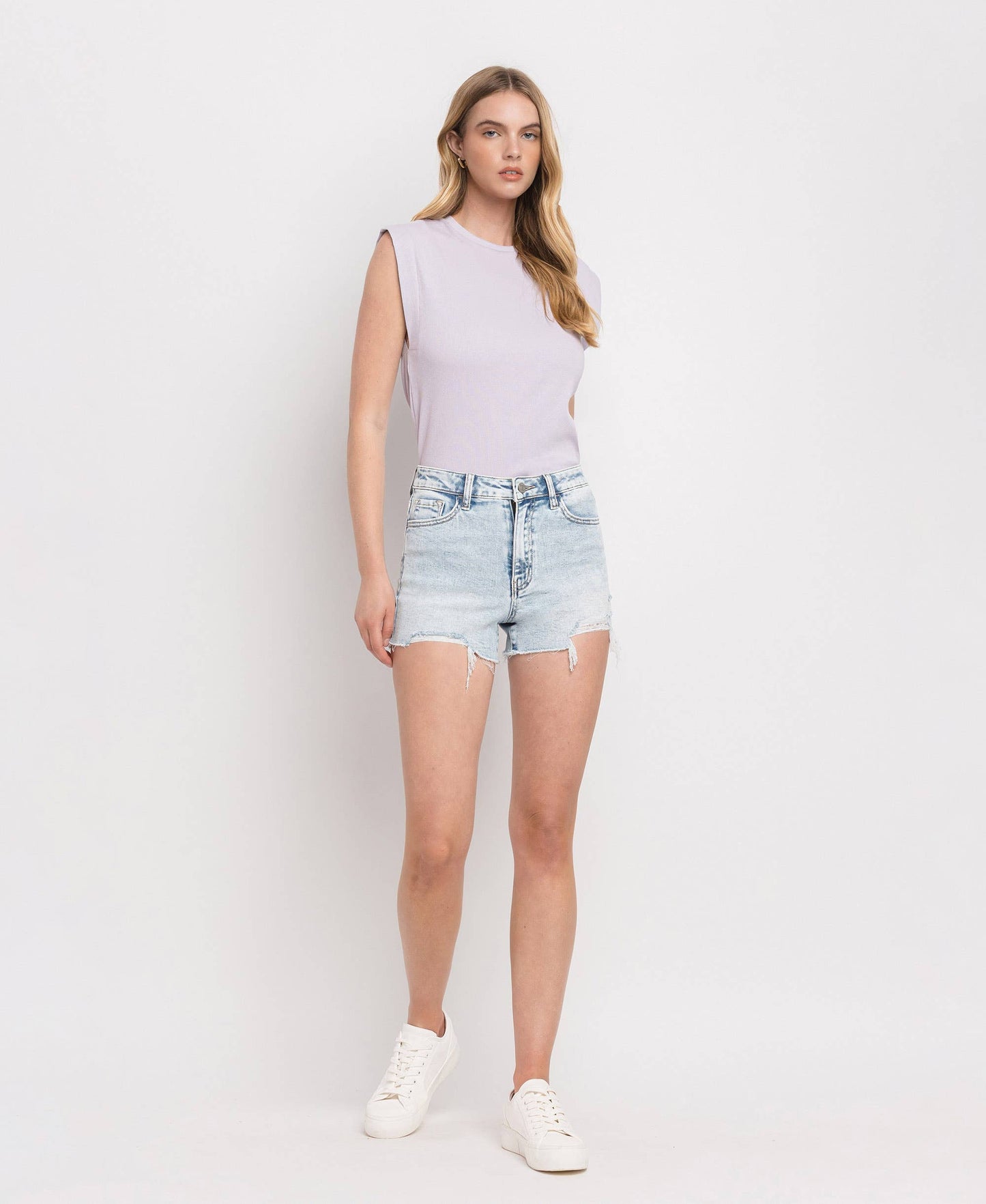 Super High Rise Stretch Mom Shorts