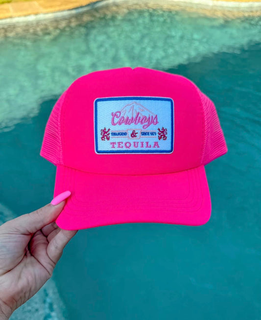 Cowboys & Tequila Hat- Multiple Colors