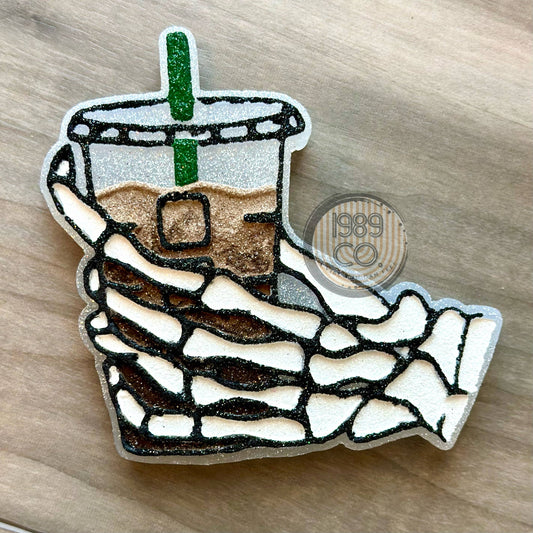 Skelly Iced Coffee Car Freshie: Butt Naked
