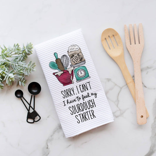 Funny Sourdough Starter Towel