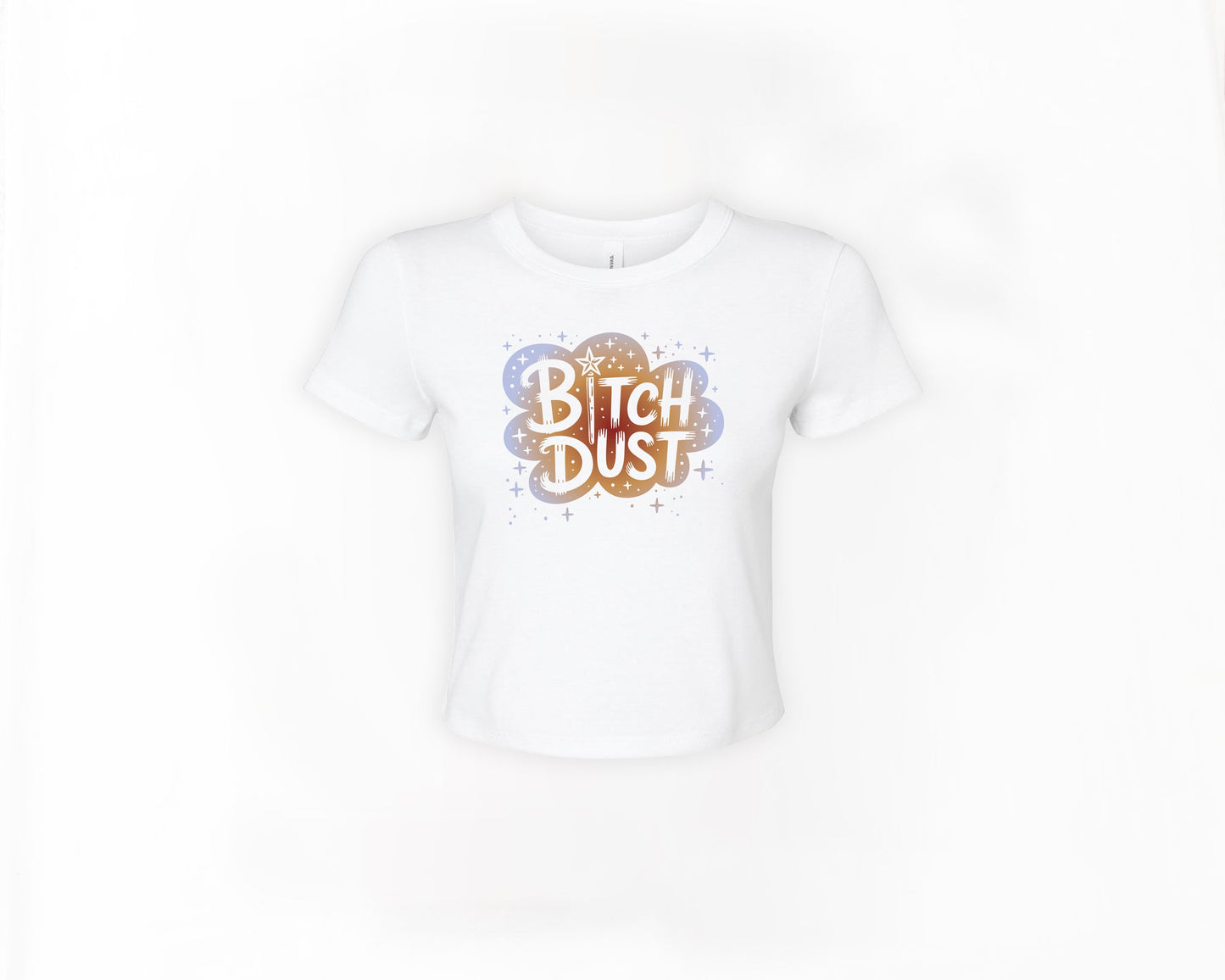 B*tch Dust | Graphic Crop Top | Retro Design