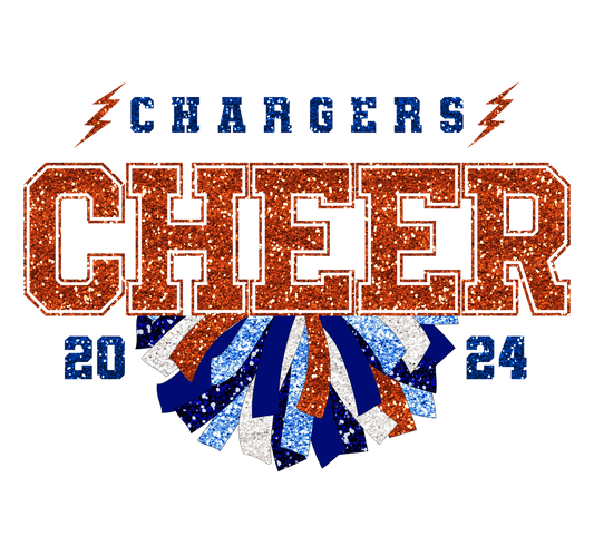 Chargers Cheer Tee/Sweatshirt