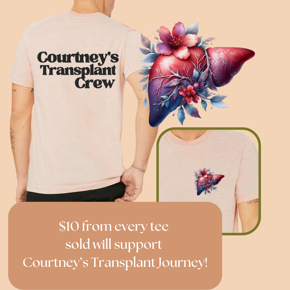 Courtney's Transplant Tee