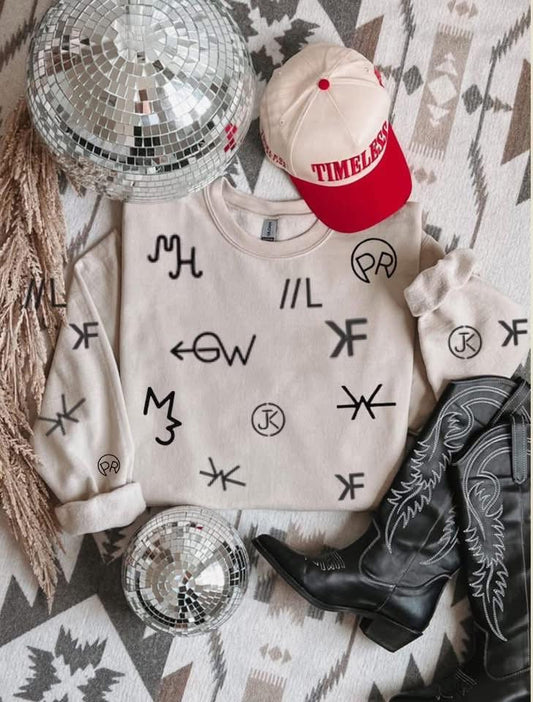 Branded Collage Sweatshirt