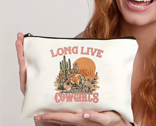 Long Live Cowgirls Make Up Bag