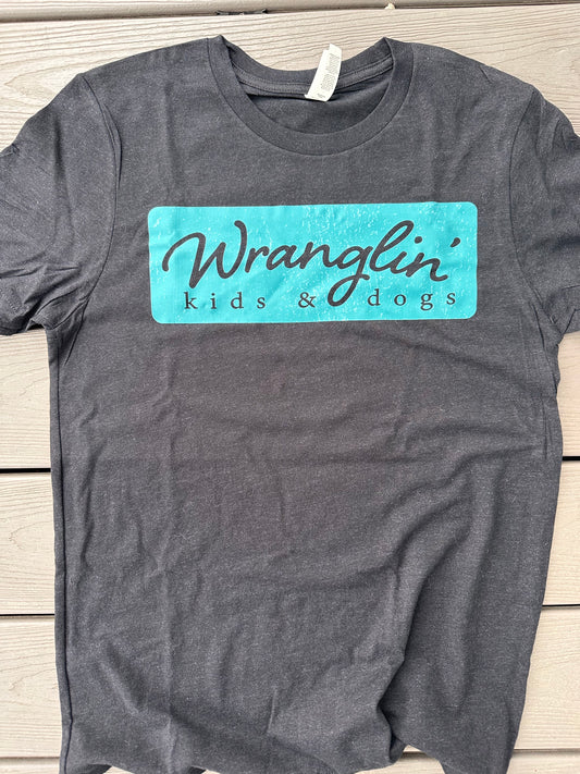 Wranglin Kids & Dogs Tee