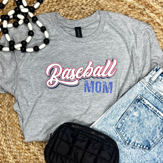 Baseball Mom | Sports Graphic Tee | Gildan Cotton