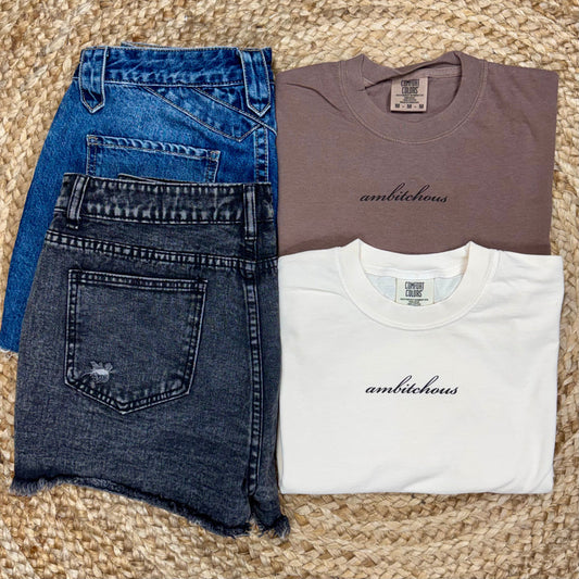 Ambitchous | Funny Boss Babe Tee | Comfort Colors