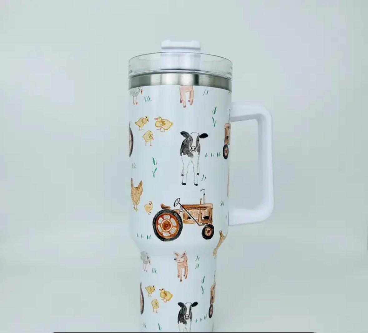 40 oz White Farm Series Tumbler