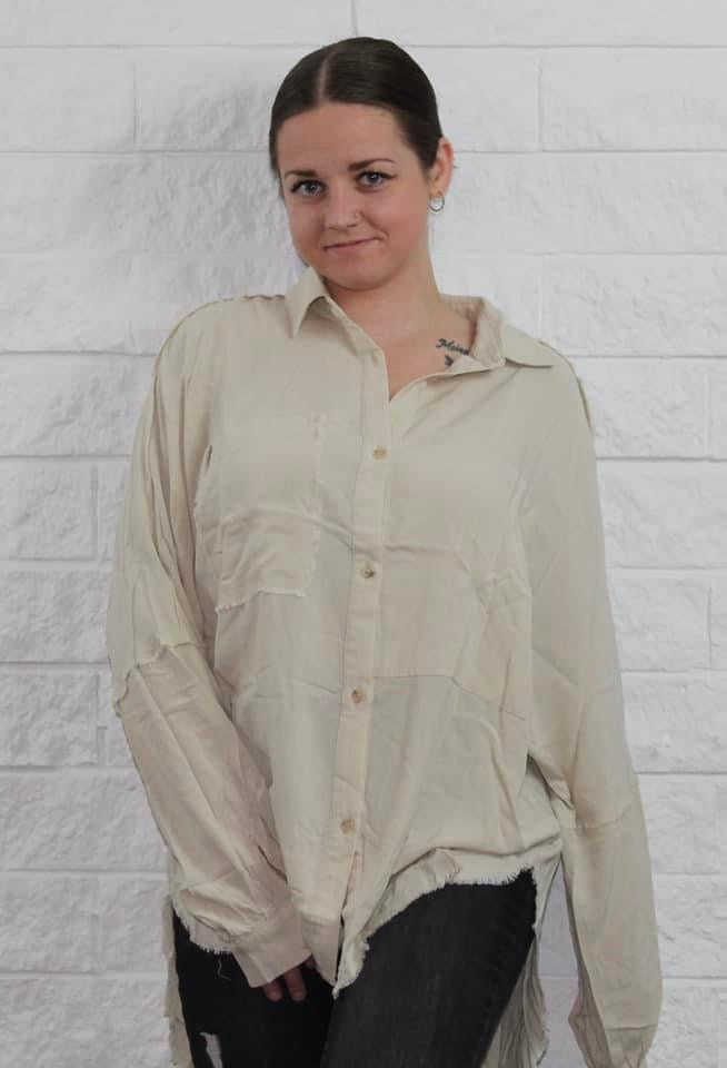 Oversized Lightweight Button Up