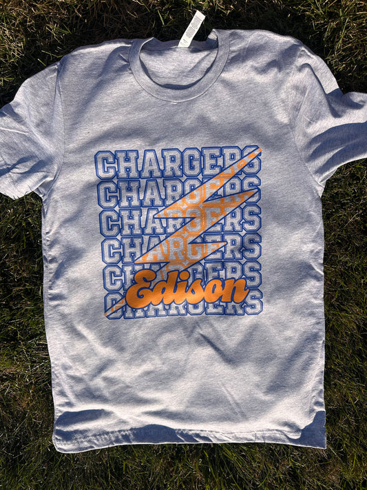 Chargers Block Tee