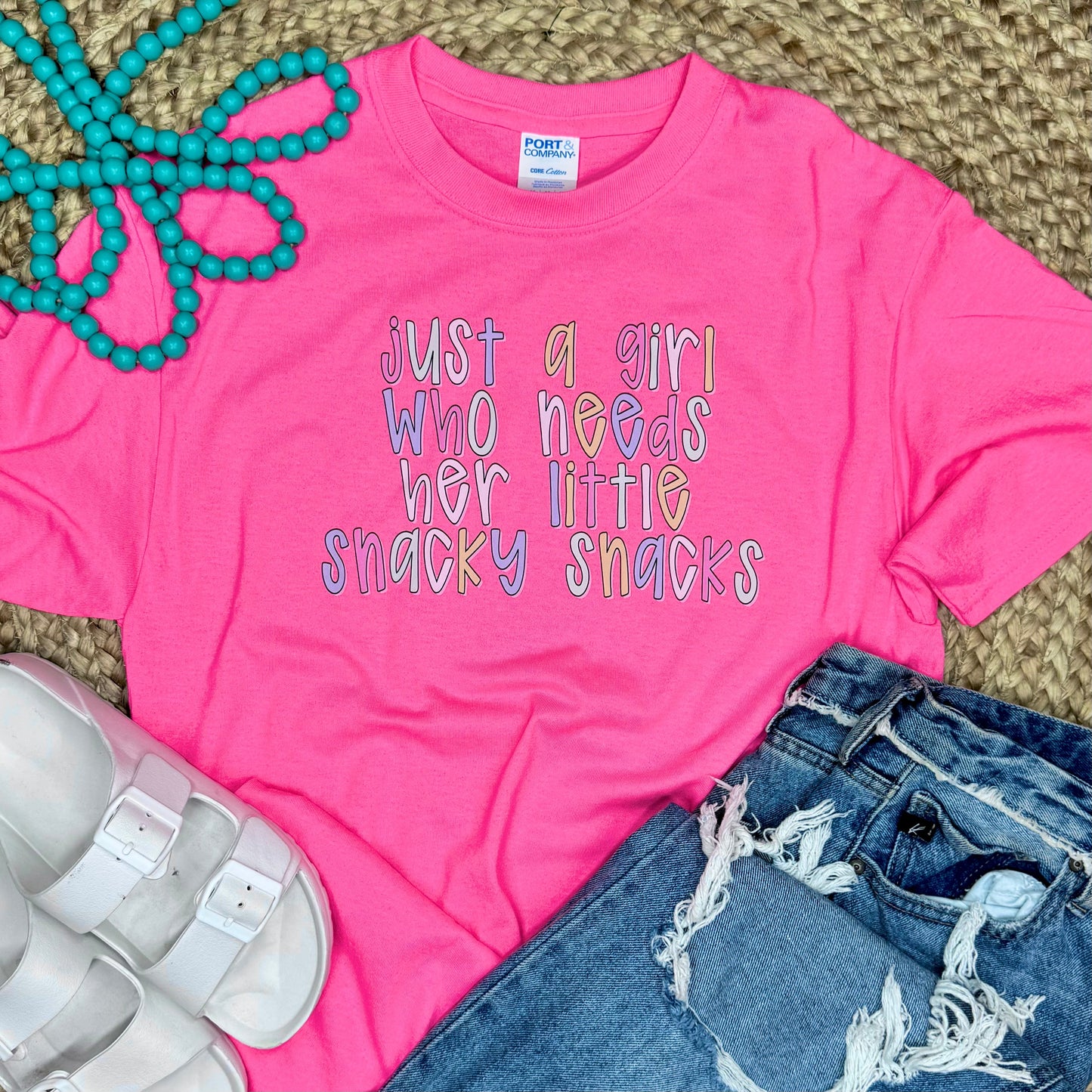 Just a Girl Who Needs Her Little Snacky Snack Tee