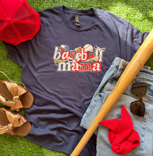Baseball Mama Tee
