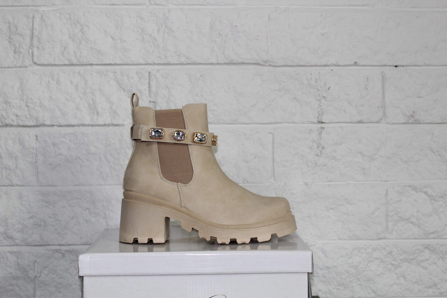 Celia Cream Booties