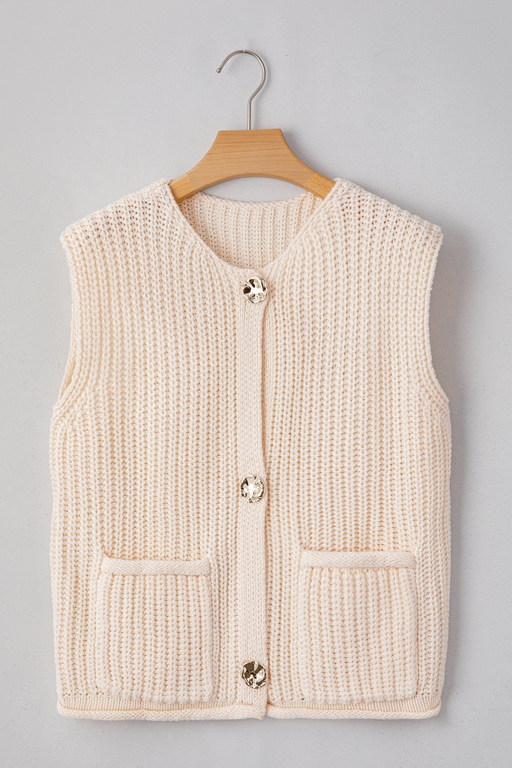 Chunky Knit Sweater Vest LT