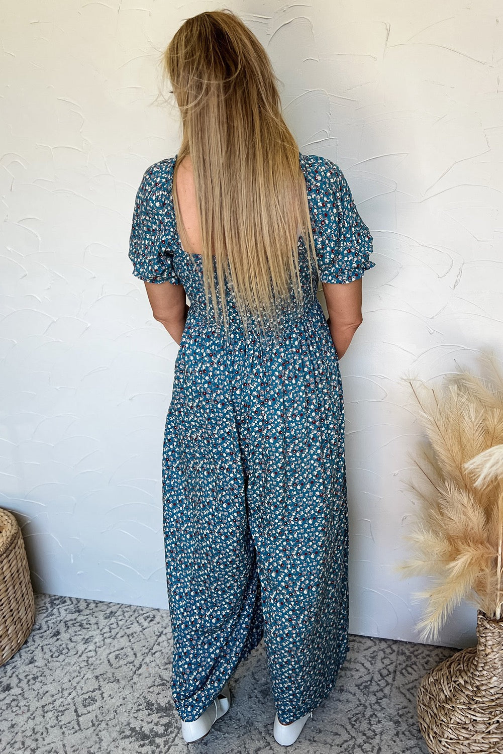 Blue Floral Jumpsuit LT