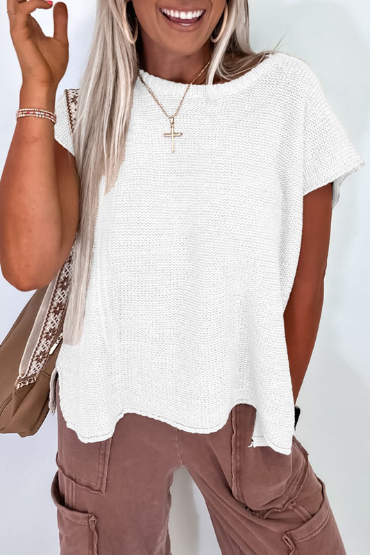 White Sweater Top