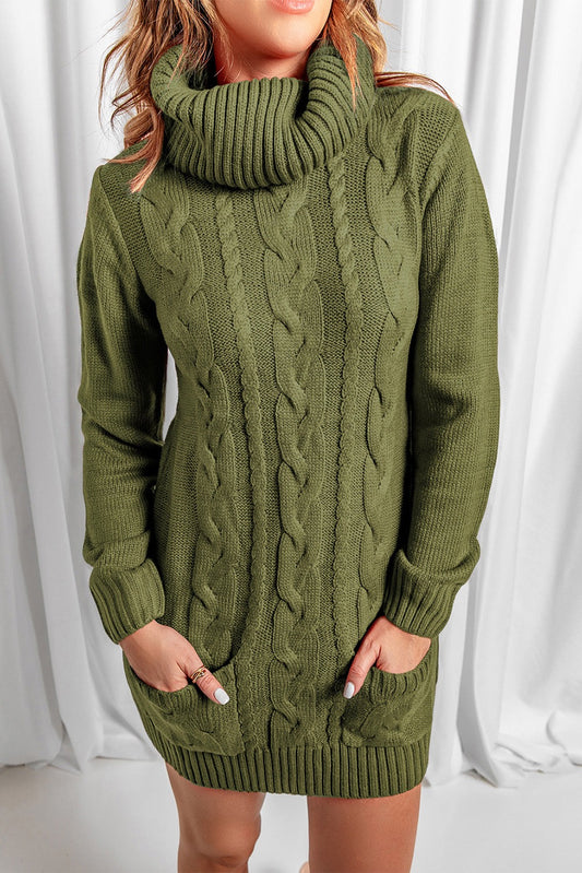 Green Sweater Dress LT