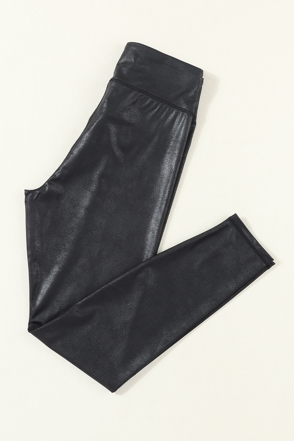 Leather Crossover Leggings LT