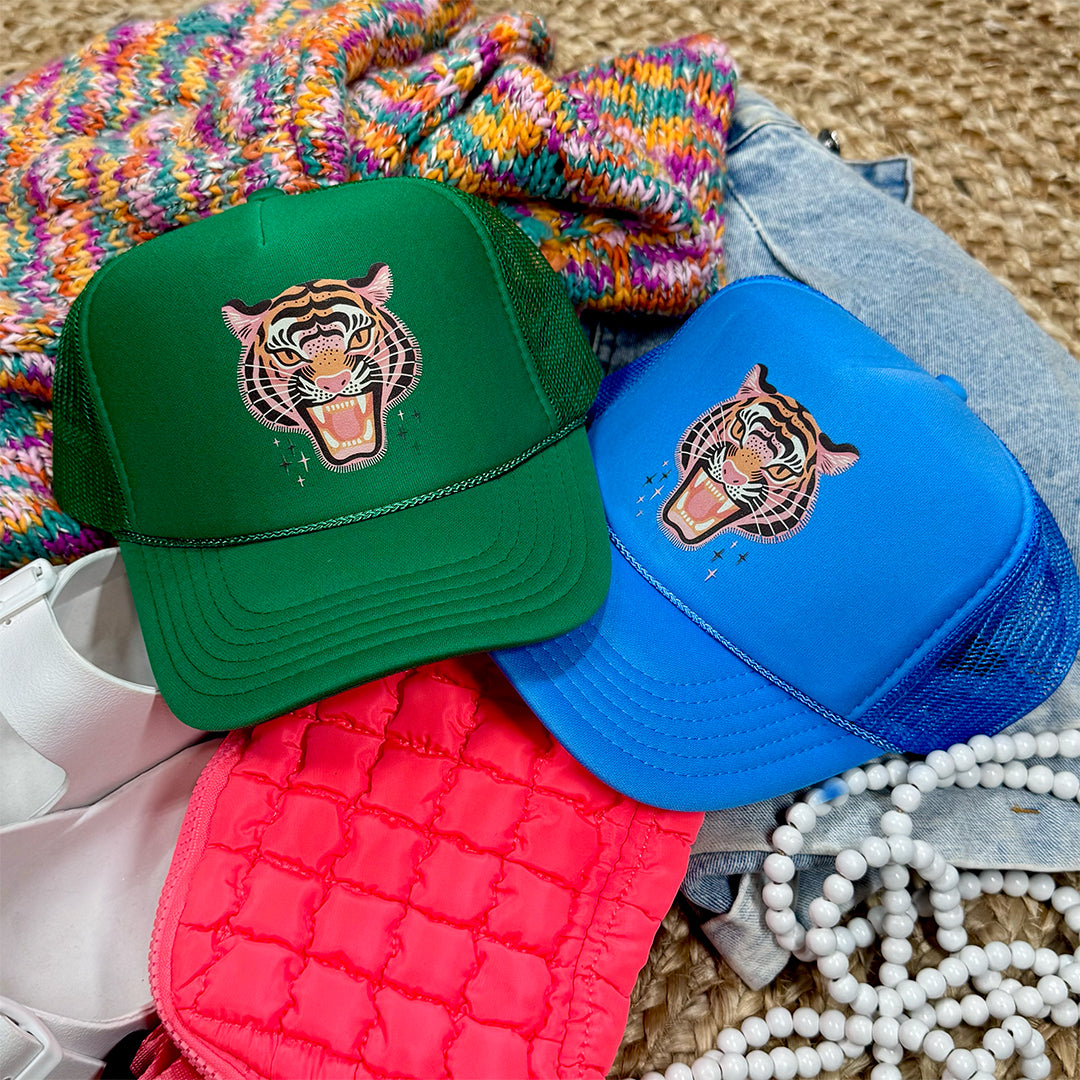 Roaring Tiger Graphic Trucker Hat