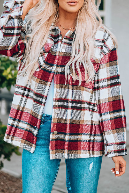 Plaid Pocket Shacket *multiple colors* LT