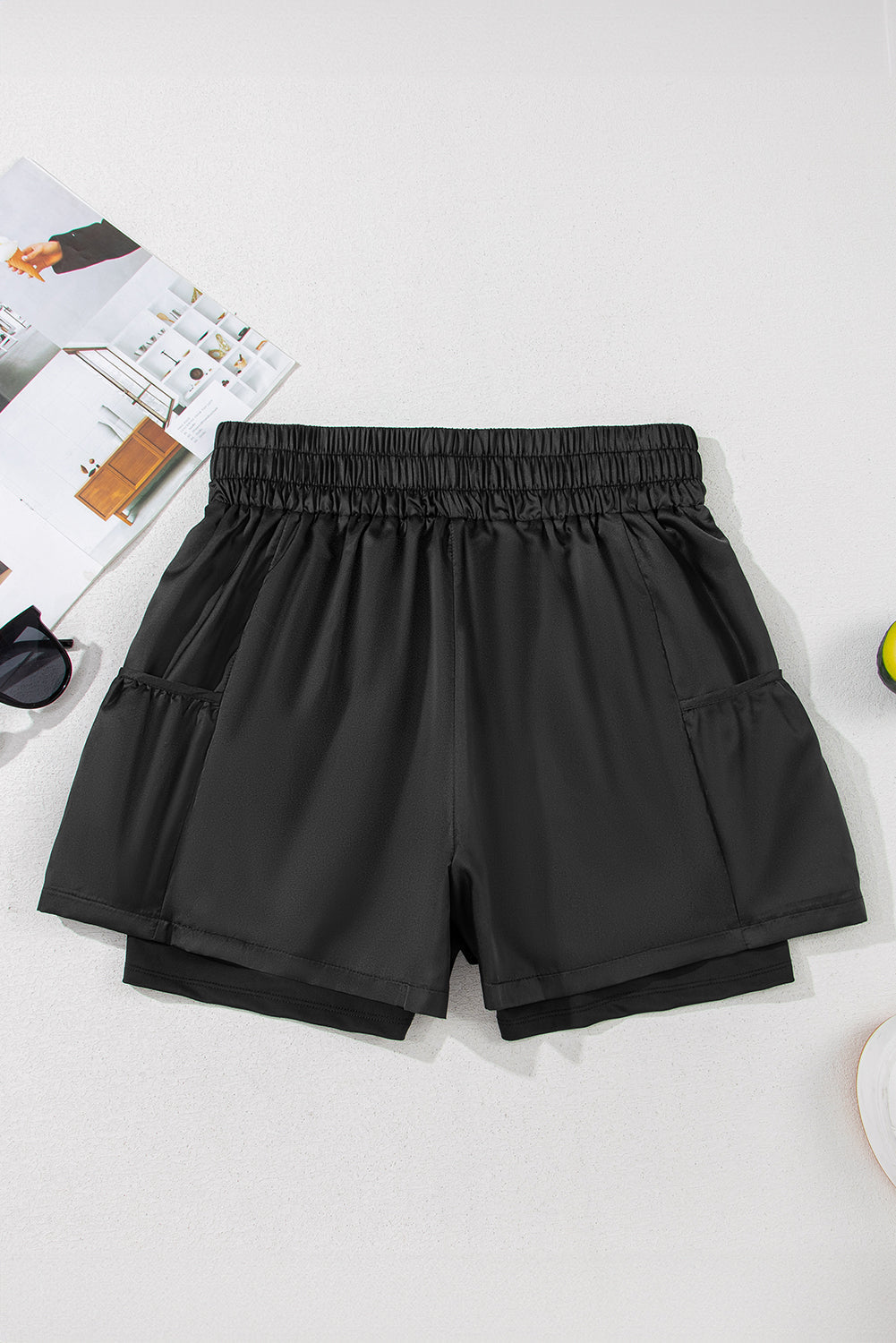 Black High Waist Pocket LT