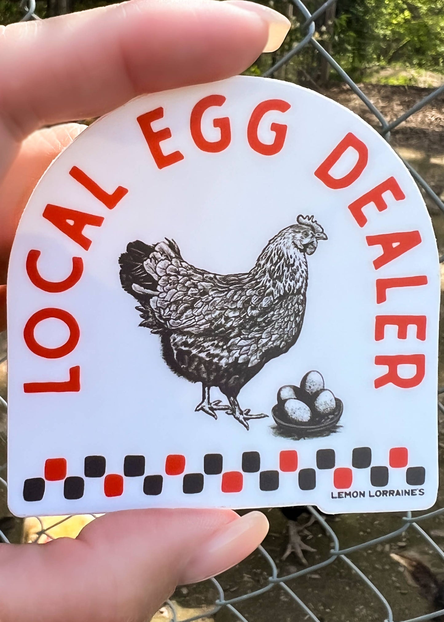 Local Egg Dealer Sticker