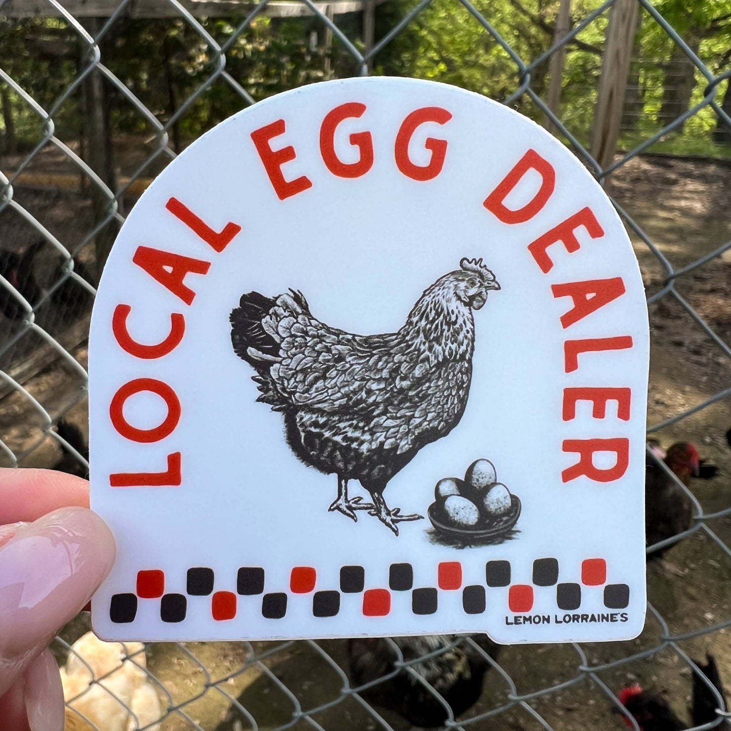 Local Egg Dealer Sticker